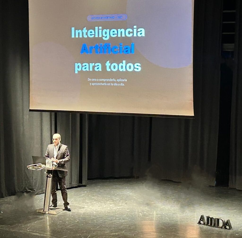 Jornadas de formación de AMDA sobre inteligencia artificial aplicada al concesionario, celebradas en el Centro Cultural Alfredo Kraus de Madrid.